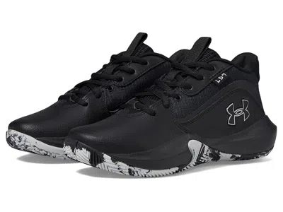 Under Armour Grade School Lockdown 7 (big Kid) Kids Shoes Black/black/metallic Silver : 6.5 Big Kid M, Synthetic