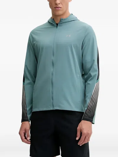 Under Armour Graphic Hooded Jacket In Blue