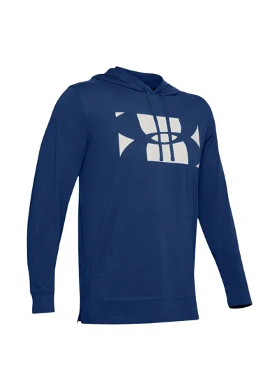 Under Armour Graphic-print Hoodie In Blue