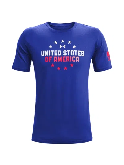 Under Armour Graphic-print T-shirt In Blue