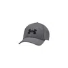 Under Armour Gray Polyester Cap (baseball Hat) In Gray