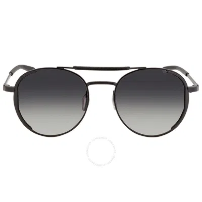 Under Armour Gray Silver Flash Polarized Oval Men's Sunglasses Ua 0008/g/s 0003/wj 55 In Gray / Silver