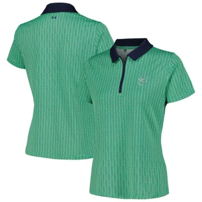 Under Armour Green Wm Phoenix Open Playoff 3.0 Optic Diamond Polo