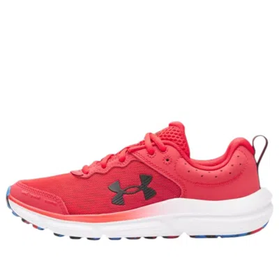 Under Armour (gs)  Assert 10 Ac 'red Black' In Animal Print