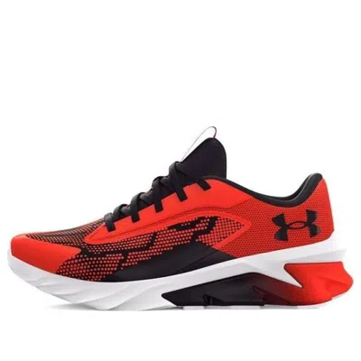 Under Armour (gs)  Charged Scramjet 4 'phoenix Fire' In Red