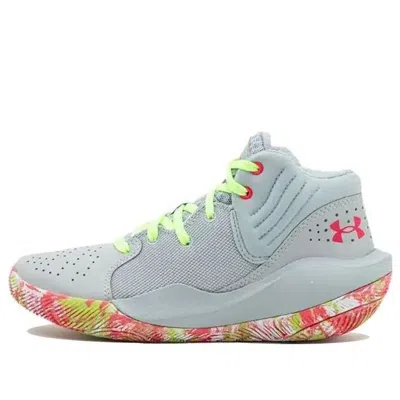 Under Armour (gs)  Jet '21 'mod Grey Quirky Lime Camo' In Multi