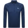 Under Armour Half Zip Tech Sweatshirt Blue In Blue