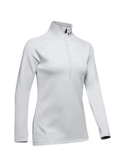 Under Armour Half-zip Top In White