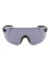 Under Armour Halftime 003 Oversize-frame Sunglasses In Black