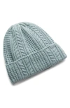 Under Armour Halftime Cable Knit Beanie In Blue