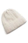 Under Armour Halftime Cable Knit Beanie In Purple