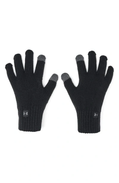 Under Armour Halftime Gloves In Black