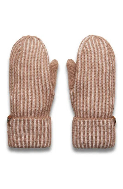 Under Armour Halftime Mittens In 201 Deep Almond