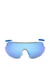 Under Armour Halftime Shield-frame Sunglasses In Blue