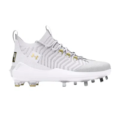 Pre-owned Under Armour Harper 9 Pro St 'white Metallic Gold'