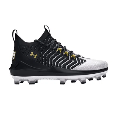 Pre-owned Under Armour Harper 9 Pro Tpu 'black White Gold'
