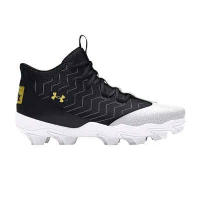 Pre-owned Under Armour Harper 9 Rm 'black Metallic Gold'