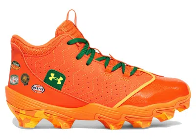 Pre-owned Under Armour Harper 9 Rm Bring The Juice Sneakers In Team Orange/vine Green/taxi