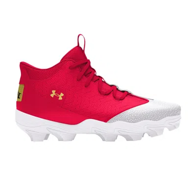 Pre-owned Under Armour Harper 9 Rm 'red White'