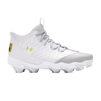 Pre-owned Under Armour Harper 9 Rm 'white Metallic Gold'