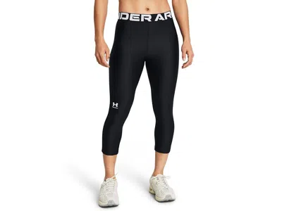 Under Armour Heatgear 3/4 Leggings In Black