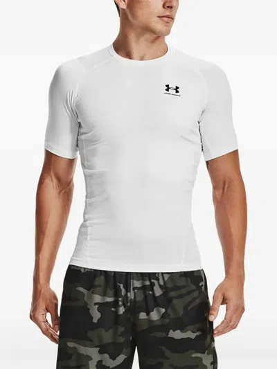 Under Armour Heatgear® Compression Short-sleeve T-shirt In White