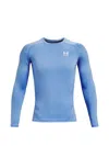 Under Armour Mens  Heatgear Armour Comp L/s T-shirt In Blue