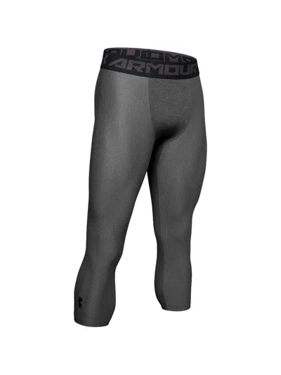 Under Armour Heatgear Logo Detail Legging In Gray