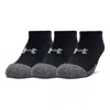 Under Armour Heatgear No Show Socks 3-pack 'black'