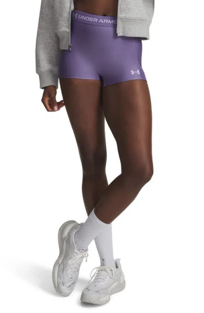 Under Armour Heatgear® Shorty 3-inch Shorts In Purple