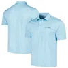 UNDER ARMOUR UNDER ARMOUR HEATHER LIGHT BLUE THE PLAYERS PLAYOFF 3.0 POLO