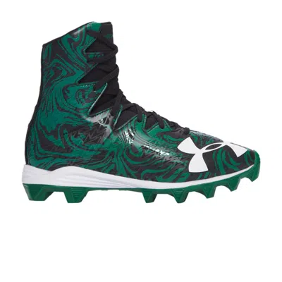 Pre-owned Under Armour Highlight Lux Rm Jr 'green Black' | Kid's Size 4