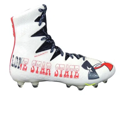 Pre-owned Under Armour Highlight Mc Le 'lone Star State' | White | Men's Size 13