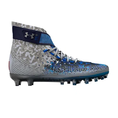 Pre-owned Under Armour Highlight Mc Le 'usa' In Blue