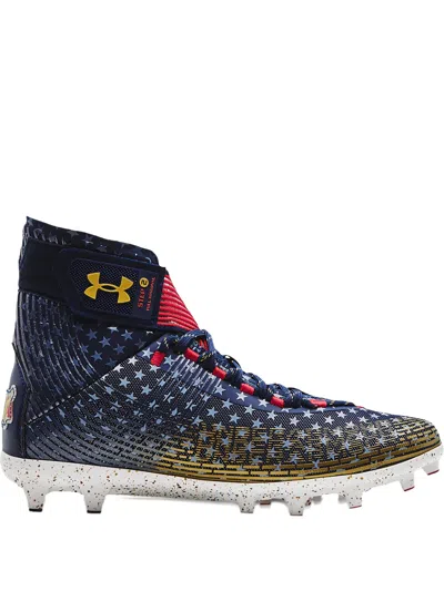 Under Armour Highlight Mc Le "usa" Cleats In Blue