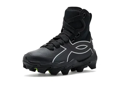 Under Armour Highlight Rm Jr Football Cleats (toddler/little Kid/big Kid) Boy's Shoes Black/black/black: 2 Little