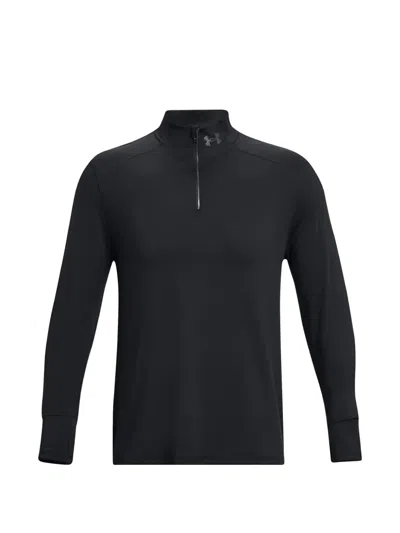 Under Armour High-neck Zip-fastening Jacket In Black