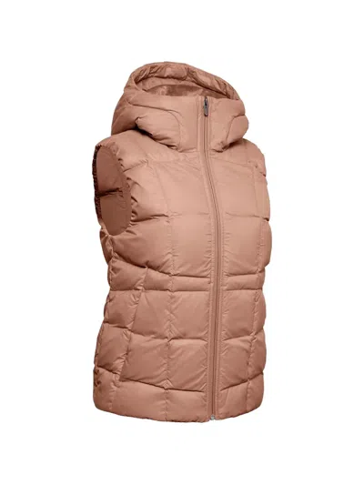 Under Armour Hooded Down Gilet In Pink