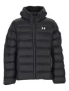 Under Armour Hooded Logo-detail Jacket In Black