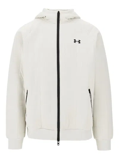 UNDER ARMOUR HOODED QUILTED FULL-ZIP JACKET