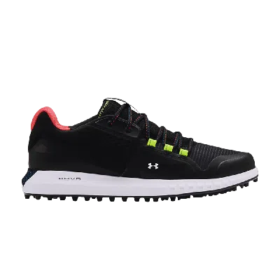 Pre-owned Under Armour Hovr Forge Rc Spikeless Golf 'black Photon Blue'