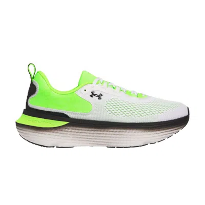 Pre-owned Under Armour Hovr Infinite Elite 2 'white Hyper Green Black' | Men's Size 8.5