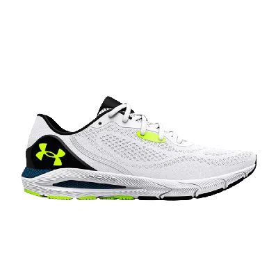 Pre-owned Under Armour Hovr Sonic 5 'white High-vis Yellow'