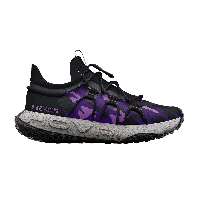 Pre-owned Under Armour Hovr Summit Fat Tire 'black Purple Camo'