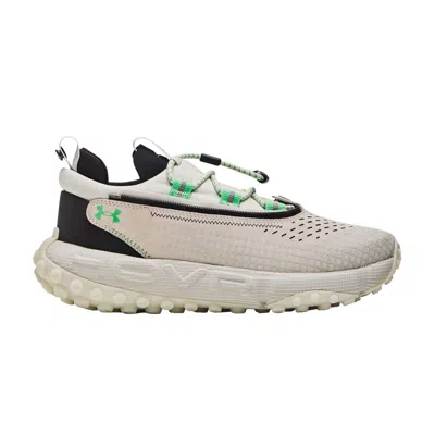 Pre-owned Under Armour Hovr Summit Fat Tire Delta 'white Clay Green Screen' In Cream