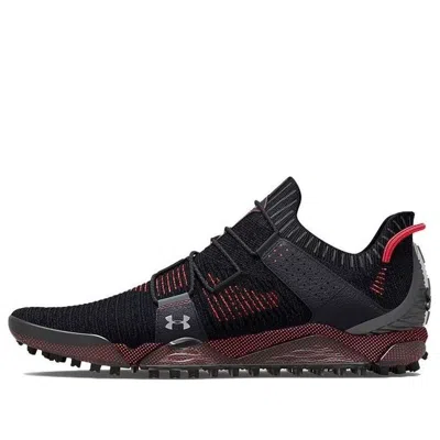 Under Armour Hovr Tour Spikeless Wide Golf Shoes 'black Red'