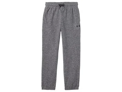 Under Armour Hundo Joggers (big Kid) Boy's Workout Castlerock Heather : Sm (8 Big Kid), Polyester In Gray