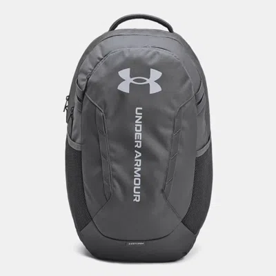 Under Armour Hustle 6.0 Backpack Castlerock In Grey