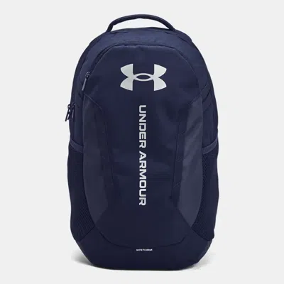 Under Armour Hustle 6.0 Backpack Midnight Navy In Blue