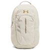 Under Armour Hustle 6.0 Pro Backpack In Summit White/metallic Gold